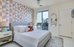 Fun and inviting guest room